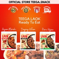 TEEGA LAOK READY-TO-EAT | Ayam Merah / Daging Hitam / Paru Hijau / Daging Dendeng / Kari Kambing / R