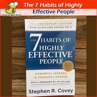 (In Stock) พร้อมส่ง หนังสือภาษาอังกฤษ The 7 Habits of Highly Effective People by GreatEnglishBooks 7