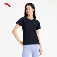 ANTA Women Training Short Sleeve Tee 9625B7121-6 -Black (Baju Sukan Perempuan)
