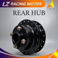 MOTORCYCLE PARTS [WHOLE STEEL] REAR HUB TMX 155 DOUBLE BEARING.