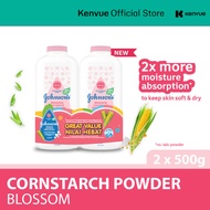 [Bundle of 2] Johnson's Baby Blossoms Cornstarch Powder 500g