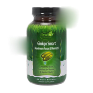 Irwin Naturals Ginkgo Smart Maximum Focus, Memory / 60 Liquid Softgels