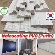 ☞  PVC Wainscoting 16 Jenis Design KOREA - 8 kaki pjg - Accent Wall - Batten Wall - Chair Rail - Skirting - Wainscoting PVC