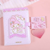 Kuromi notebook cartoon shaped magnetic buckle notebook Gudetama My Melody notebook A6 exquisite col