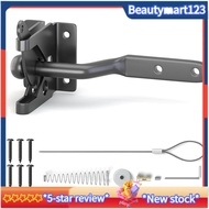 Automatic Self-Locking Gate  for Wooden Fencing Post Mount,Heavy Duty for Secure Pool, Yard, Garden 