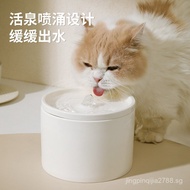 Cat Water Dispenser Automatic Circulation Filter Ceramic Pet Water Dispenser Cat Water Fountain Flow
