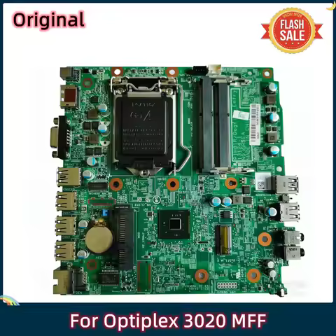 Original For DELL OptipLex 3020M 3020 MFF Micro Desktop Motherboard 13124-1 N9JGR 0VRWRC VRWRC D1FFC