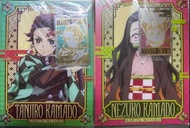 全新未開 鬼滅之刃 炭治郎 彌豆子 card 卡 貼紙 File 收藏册 連特別卡
