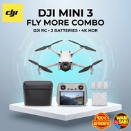 DJI Mini 3 Fly More Combo 4K HDR Camera Drone with DJI RC, 48MP, 38-Min Flight, 3 Batteries