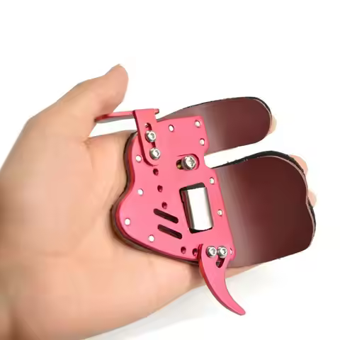 Archery Finger Tab Shooting Finger Saver Leather Finger Guard for Recurve Bow Left and Right Hand Sh