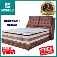 Free Shipping Bed Frame Cedar  Katil Queen Size / King Size / S.Single Size/ Single Size 床架