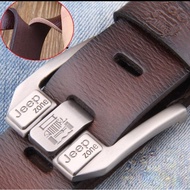 IMPORTED MEN'S LEATHER BELT - GENUINE LEATHER JEEP MEN'S BELT - MEN'S BELT