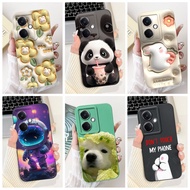 OnePlus Nord CE3 CPH2569 Cute Panda Cartoon Soft Silicone Case 1+ Nord CE3 Lens Protective Casing
