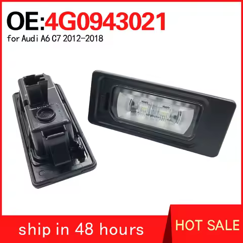 4G0943021 for Audi A1 A3 A4 A5 A6 A7 Q5 Q5 Q7 Automobile LED rear license plate lamp license plate t