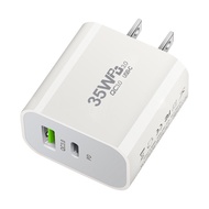 35W Gallium Nitride Charger 35W Australian Standard PD+QC3.0 Adapter Suitable for Apple 15 Mobile Ph