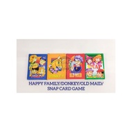 HAPPY FAMILY/DONKEY/OLD MAID/SNAP CARD GAME **KAD PERMAINAN