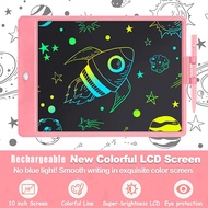 10 inch LCD Rechargeable Writing Tablet, Built in Colorful Screen Writing Board Doodle Pads Drawing Board ,Rechargeable Toy Gifts for 3+ 4 5 6 7 8 Years Old Girls Boys