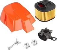 HD Top Air Filter Cover Kit, Chainsaw Top Air Filter Cover HD Air Filter Intake Adpator Knob and Scr