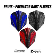 Harrows Dart Flights - PRIME - PREDATOR 100 Micron Darts flight 3Pcs/pack (SAYAP ARROW)