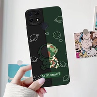 Softcase HP Realme C12 / C25 / C25s - Motif Astronot 01 - Case Murah - Cassing Full Protection - Sil