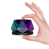 Magnetic Bluetooth Speaker, Small Wireless Speaker, with Multicolor RGB Light Show, Portable Phone H