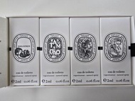 Diptyque x4 香水 /mini fragrance /perfume beauty/makeup/ 化妝品 香水試用裝 多款香水出售