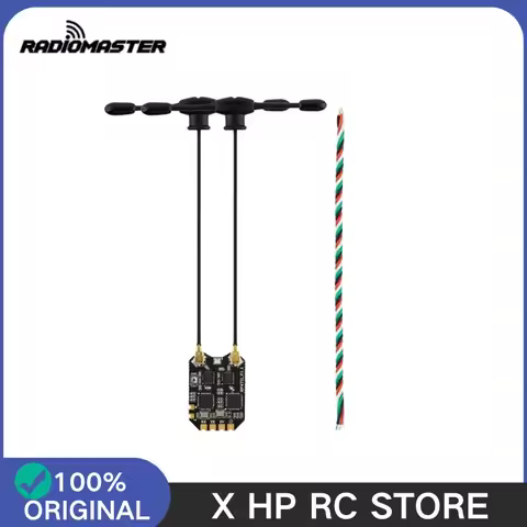 RadioMaster RP4TD ELRS 2.4GHz Receiver - WiFi & Dual TCXO Stable Signal for RC Plane/FPV Drone DIY P