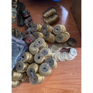 Tran Trach Coin in Yellow Bronze Diameter 4cm and 6cm