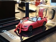 1/64 fast and furious Suki and Honda S2000 Type S pink mica hobby Japan
