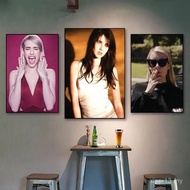 actress Emma Roberts Poster Prints, Modern Wall Art,Bedroom,Dining Room,Bar,Cafe,Home Decor,No Frame