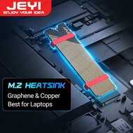 JEYI M.2 Copper SSD Heatsink with Graphene Layer, M2 NVMe NGFF 2280 Drive Cooler Solid State Drive Radiator for Laptop PC PS5