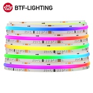 BTF-LIGHTING COB RGB IC LED Strip Light WS2811 720LEDs/m 630LEDs/m DC12V 24V Ra＞90