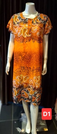 ( Ready Stock)SW0092 Batik Baju Tidur Perempuan Batik Ladies Night Dress Women Dress Batik Batik Nig