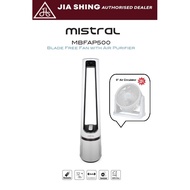 Mistral Blade Free Fan with Air Purifier & Remote Control MBFAP500 (Free 9" Desk Fan )