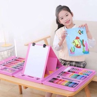 Super mega art set 208 colored pencils crayon set 208pcs / art painting set crayons drawing coloring