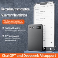 L&S New 2025 A3P AI Recorder Pen w/ ChatGPT & DeepSeek: 189 Languages Translation, APP Control
