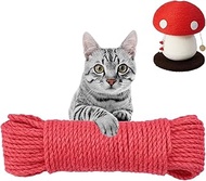 Multicolor Cat Scratch Post Replacement Rope, Repair and Replace Scratching Post, 1/4" Cat Scratch P