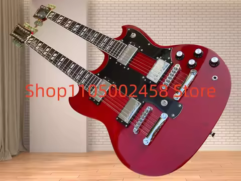 aA-N fast6strings and 12 strings double neck shop custom electric guitar 521