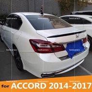 🔥Accord 2014-2017 ABS Plastic Material Rear Trunk Wing Lip Spoiler for Honda Accord 2014 2015 2016 2