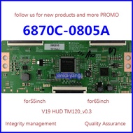 TV Original LG 6870C-0805A Tcon V19 HUD TM120_v0.3 logic board Mla