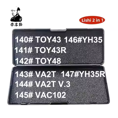 140#-147# Lishi tool 2 in 1 TOY43 TOY43R TOY48 VA2T V.3 VAC102 YH35 YH35R 2in1 tools