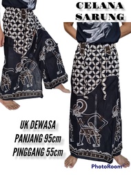 celana sarung pria muslim batik sragen coklat - sarung celana dewasa - sarung maiyah SARUNG CELANA BATIK PRINT MOTIF GUNUNGAN SOGAN BAJU MUSLIM PERLENGKAPAN SHALAT