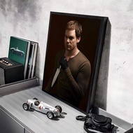 D-Dexter Morgan Movie Poster Stickers Mural Painting Self-Adhesive Decor for Bedroom Living Room Hom