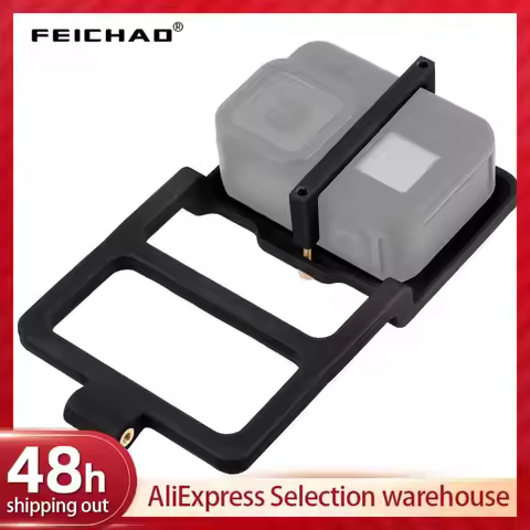 Handheld Gimbal Switch Mount Adapter Vertical Plate for Gopro 11 10 9 8 7 6 5 Action Camera for DJI 