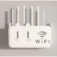 Wall-mounted wifi shelf, wifi shelf for modem, digital head, power outlet, ABS-CIRAN plastic materia