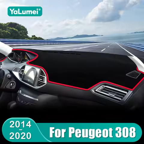 For Peugeot 308 308SW T9 308GTI 2014 2015 2016 2017 2018 2019 2020 Car Dashboard Mat Instrument Desk