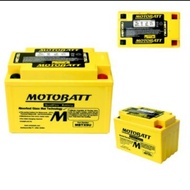 Motobatt Battery MBTX9U Replaces YTX9BS YT12ABS YTZ12S, YTZ14S Bateri
