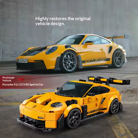 LEGO Building Blocks Racing 77239 Porsche 911 Supercar Boys' and Children's Toys Birthday Gifts