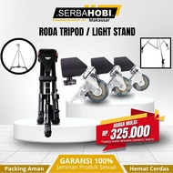 TRIPOD WHEELS - LIGHT STAND WHEELS - 25mm light stand wheels 3 pcs - professional aluminum dolly tak
