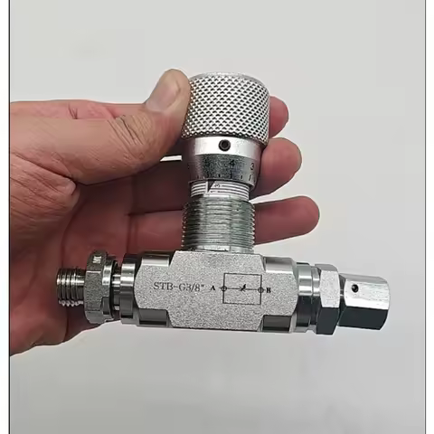 3/8”Flow Control bidirectional Hydraulic restrictor valve STB-G3/8 L08 connector